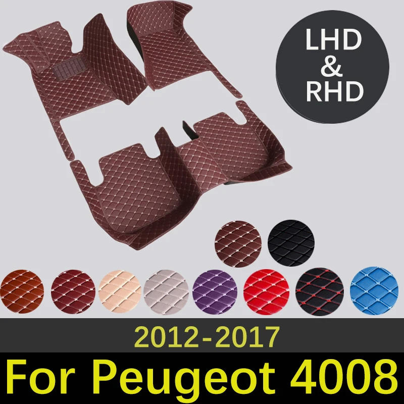 Custom High Quality Leather Car Floor Mats For Peugeot 4008 2012~2017 Interior Accessories Carpets Car Styling Rug
Custom High Quality Leather Car Floor Mats For Peugeot 4008 2012~2017 Interior Accessories Carpets Car Styling Rug
