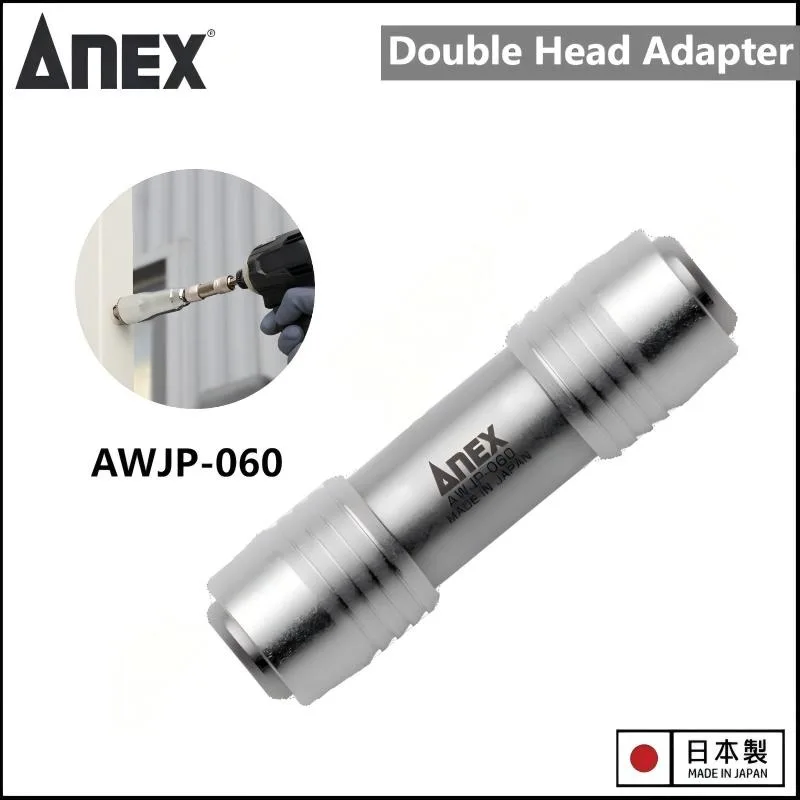 ANEX Japan Держатель бит с двойной головкой 1/4 дюйма Прочный быстросъемный удлинитель 60 мм Аксессуар AWJ-K AWJP-060
ANEX Japan Держатель бит с двойной головкой 1/4 дюйма Прочный быстросъемный удлинитель 60 мм Аксессуар AWJ-K AWJP-060