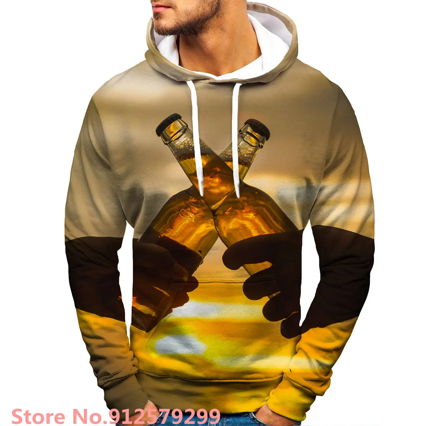 Cheers! Men's Women's Hoodie Casual Long Sleeve Printing Hooded Sweatshirt Pullover Tops
Cheers! Men's Women's Hoodie Casual Long Sleeve Printing Hooded Sweatshirt Pullover Tops