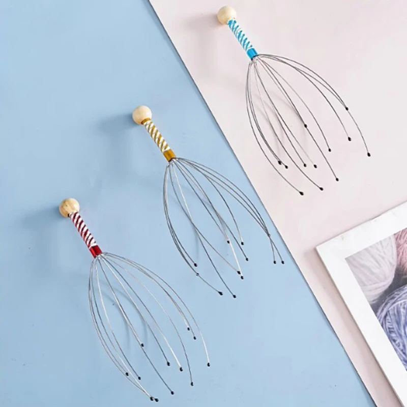 1PC Octopus Head Massager Stainless Steel Engraved Head Relaxer Brain Massage Claw Scalp Scratcher Itch Reliever Random Color
1PC Octopus Head Massager Stainless Steel Engraved Head Relaxer Brain Massage Claw Scalp Scratcher Itch Reliever Random Color