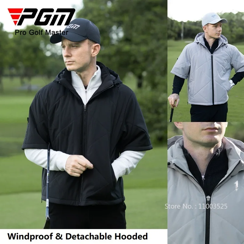 Pgm New Golf Apparel Men's Hooded Down Jacket Winter Thicken Warm Casual Coat Male Short-Sleeve Windproof Windbreaker M-XXL
Pgm New Golf Apparel Men's Hooded Down Jacket Winter Thicken Warm Casual Coat Male Short-Sleeve Windproof Windbreaker M-XXL
