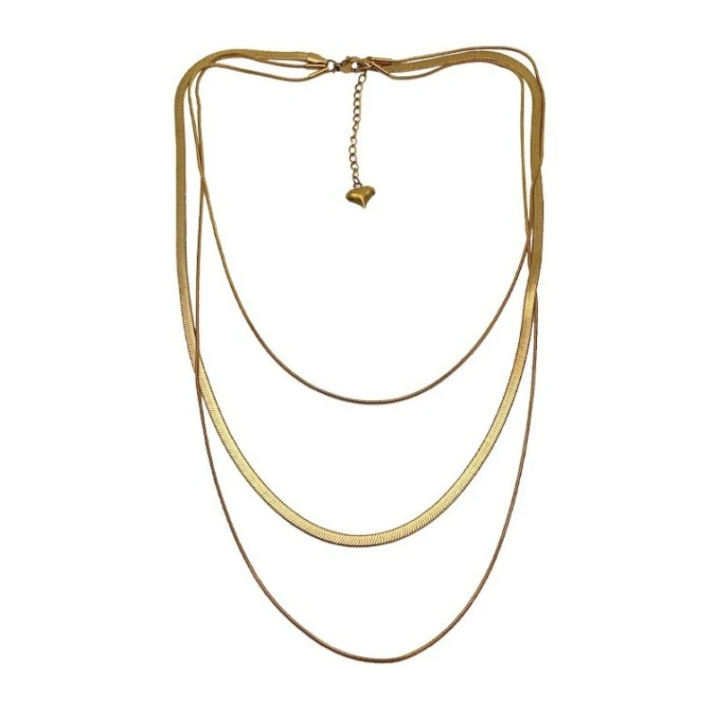 Multi-layer stacked titanium steel necklace women's niche versatile temperament pendant collarbone chain jewelry
Multi-layer stacked titanium steel necklace women's niche versatile temperament pendant collarbone chain jewelry