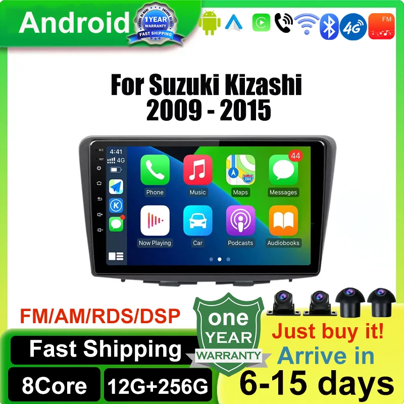 Android 14 DSP IPS Carplay Car Auto Radio Stereo Multimedia Video Player GPS Bluetooth For Suzuki Kizashi 2009 - 2015
Android 14 DSP IPS Carplay Car Auto Radio Stereo Multimedia Video Player GPS Bluetooth For Suzuki Kizashi 2009 - 2015