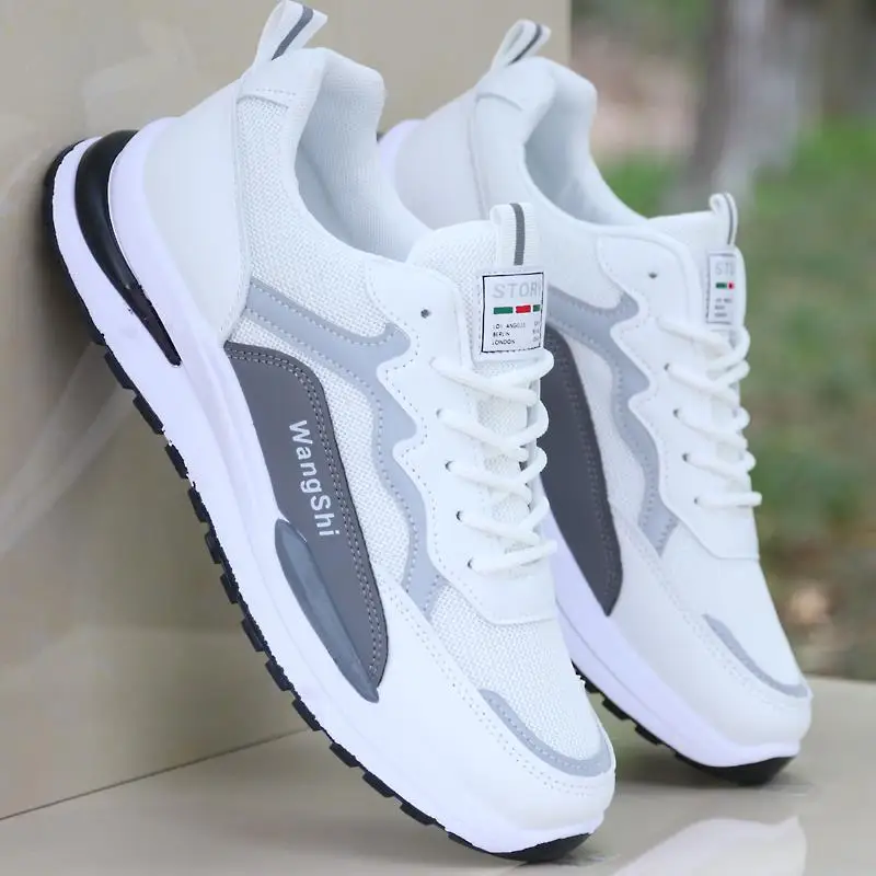 Men's Spring Running Shoes Breathable Anti-Odor Soft Bottom Casual Slow Run Sneakers Fashionable Tote Element Laced round Toe
Men's Spring Running Shoes Breathable Anti-Odor Soft Bottom Casual Slow Run Sneakers Fashionable Tote Element Laced round Toe