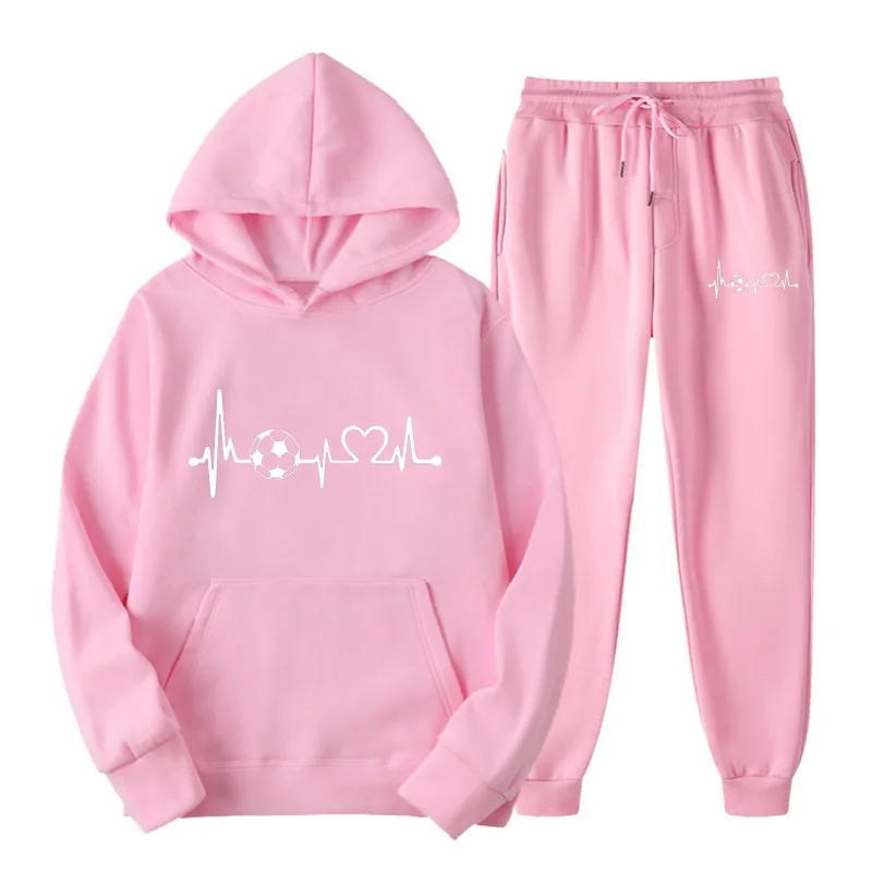 Spring and Autumn Ladies Sports Sweater Set Fashion Casual Sweater Sweatpants Set Hoodie
Spring and Autumn Ladies Sports Sweater Set Fashion Casual Sweater Sweatpants Set Hoodie