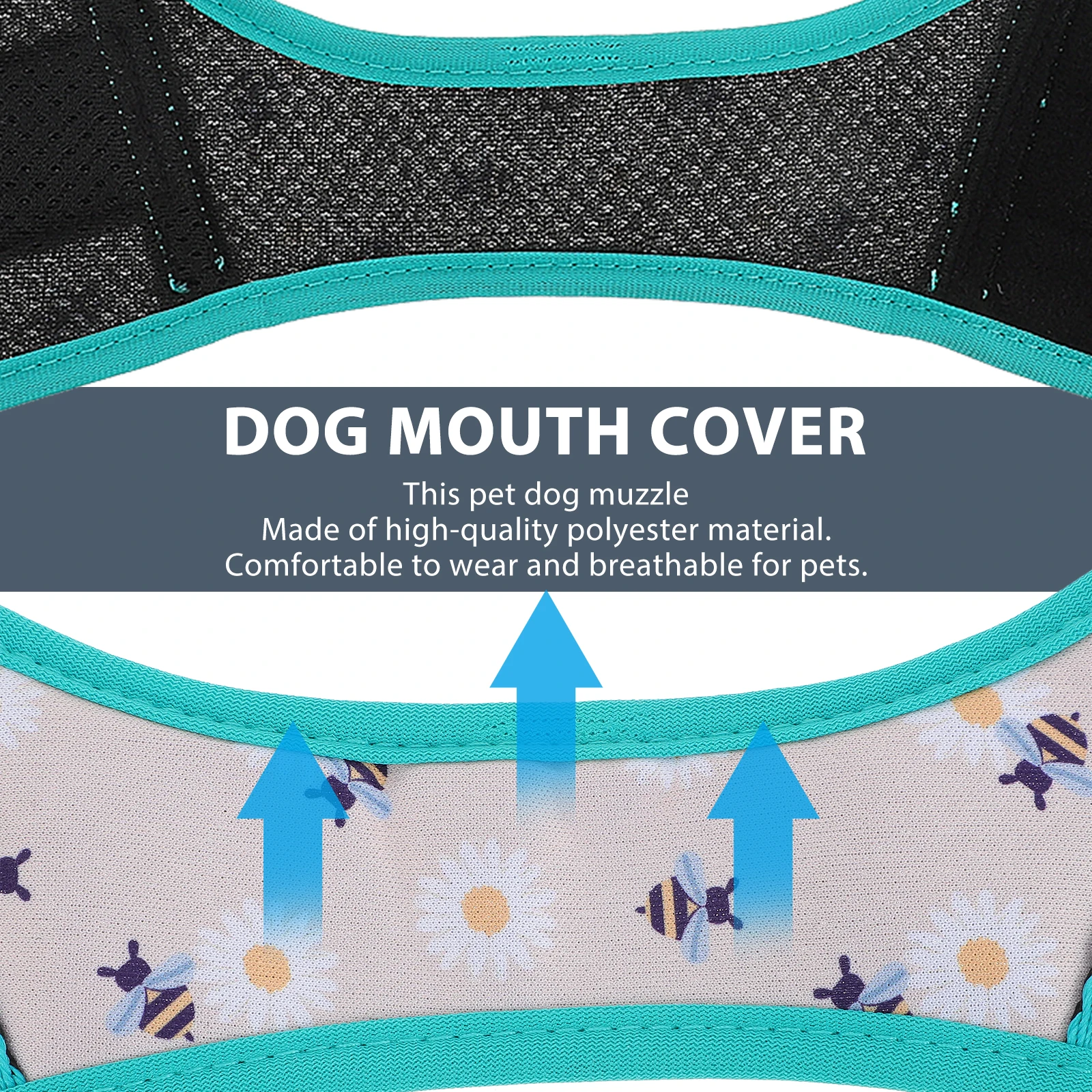 Adjustable Anti-Barking Dog Muzzle Polyester Washable Bite Chew Guard Secure Neck Strap Anti-Calling Muzzle for Small Dogs Pet
Adjustable Anti-Barking Dog Muzzle Polyester Washable Bite Chew Guard Secure Neck Strap Anti-Calling Muzzle for Small Dogs Pet