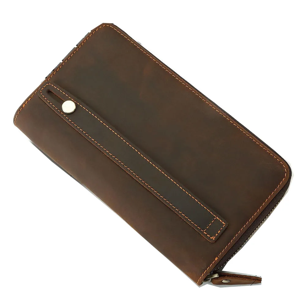 Brown Genuine Leather Purse for Man Big Real Cow Leather Wallet Large Capacity Male Cowhide Clutch Hand Bag
Brown Genuine Leather Purse for Man Big Real Cow Leather Wallet Large Capacity Male Cowhide Clutch Hand Bag