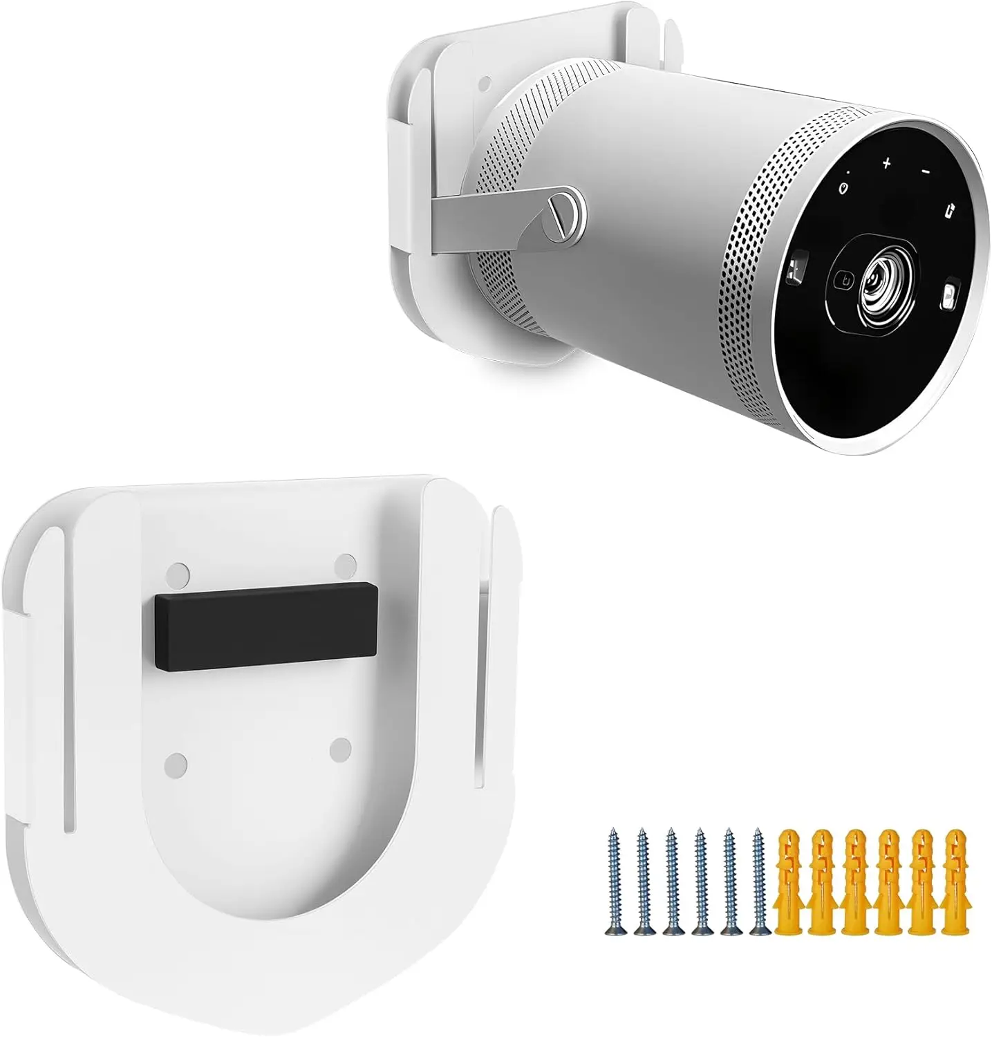 Wall Mount Compatible with Samsung Freestyle Projector Ceiling Mount, Heavy Duty Steel Shelf for Freestyle 2 Accessories, White
Wall Mount Compatible with Samsung Freestyle Projector Ceiling Mount, Heavy Duty Steel Shelf for Freestyle 2 Accessories, White
