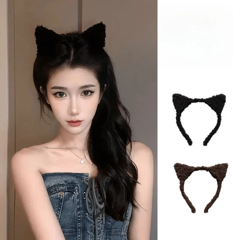 Headband plush sweet cat ears hair accessories wash face mask headband makeup hairpin headgear
Headband plush sweet cat ears hair accessories wash face mask headband makeup hairpin headgear
