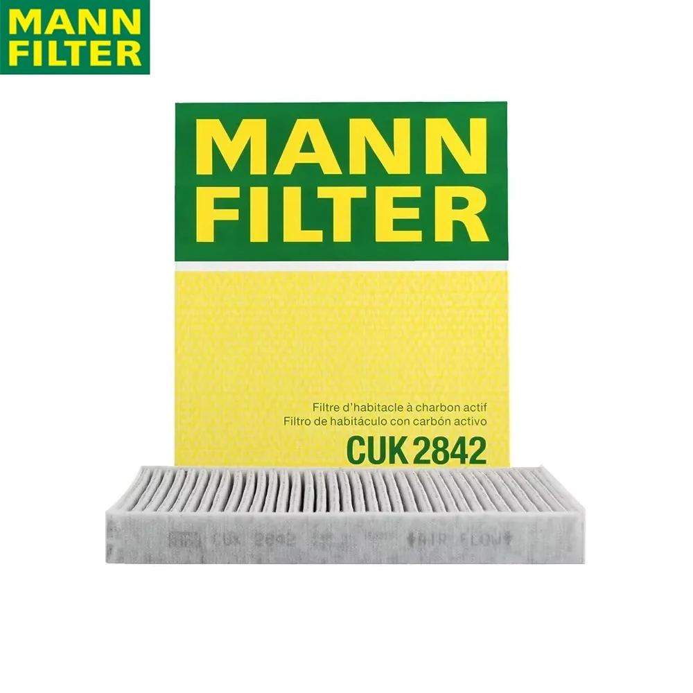 MANN FILTER CUK2842 Activated Carbon Built-in Cabin Filter For PORSCHE VW AUDI Efficiently filter particles 7E0 819 631
MANN FILTER CUK2842 Activated Carbon Built-in Cabin Filter For PORSCHE VW AUDI Efficiently filter particles 7E0 819 631