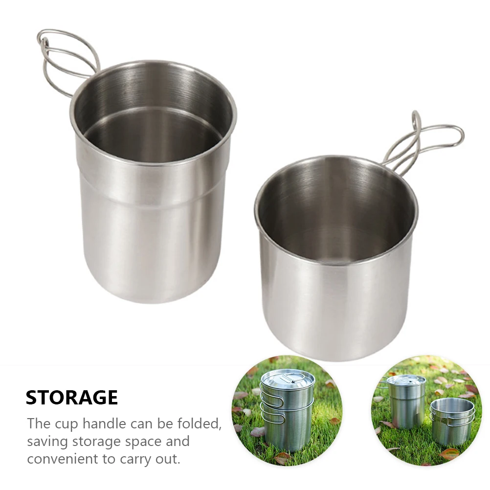 Portable 304 Steel Folding H Camping Camping Cup Set Outdoor Picnic Hiking Outdoor Cup Reusable Travel Kettle
Portable 304 Steel Folding H Camping Camping Cup Set Outdoor Picnic Hiking Outdoor Cup Reusable Travel Kettle