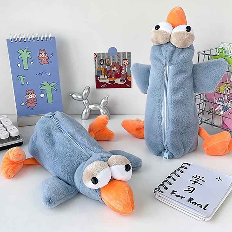 NEW Robin Plush Pencil Case Stuffed Animal Large Capacity Stationery Bag Cute Design Cartoon Doll Robin Pencil Bag Learning
NEW Robin Plush Pencil Case Stuffed Animal Large Capacity Stationery Bag Cute Design Cartoon Doll Robin Pencil Bag Learning