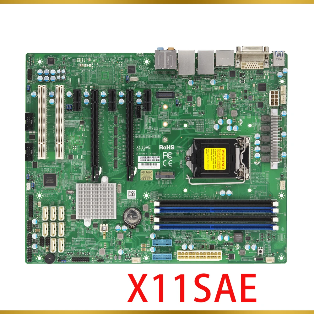 Материнская плата для рабочей станции Supermicro LGA1151 C236, набор микросхем Xeon E3-1200 v5/v6 6-го/7-го поколения Core i7/i5/i3 серии DDR4 X11Sae
Материнская плата для рабочей станции Supermicro LGA1151 C236, набор микросхем Xeon E3-1200 v5/v6 6-го/7-го поколения Core i7/i5/i3 серии DDR4 X11Sae