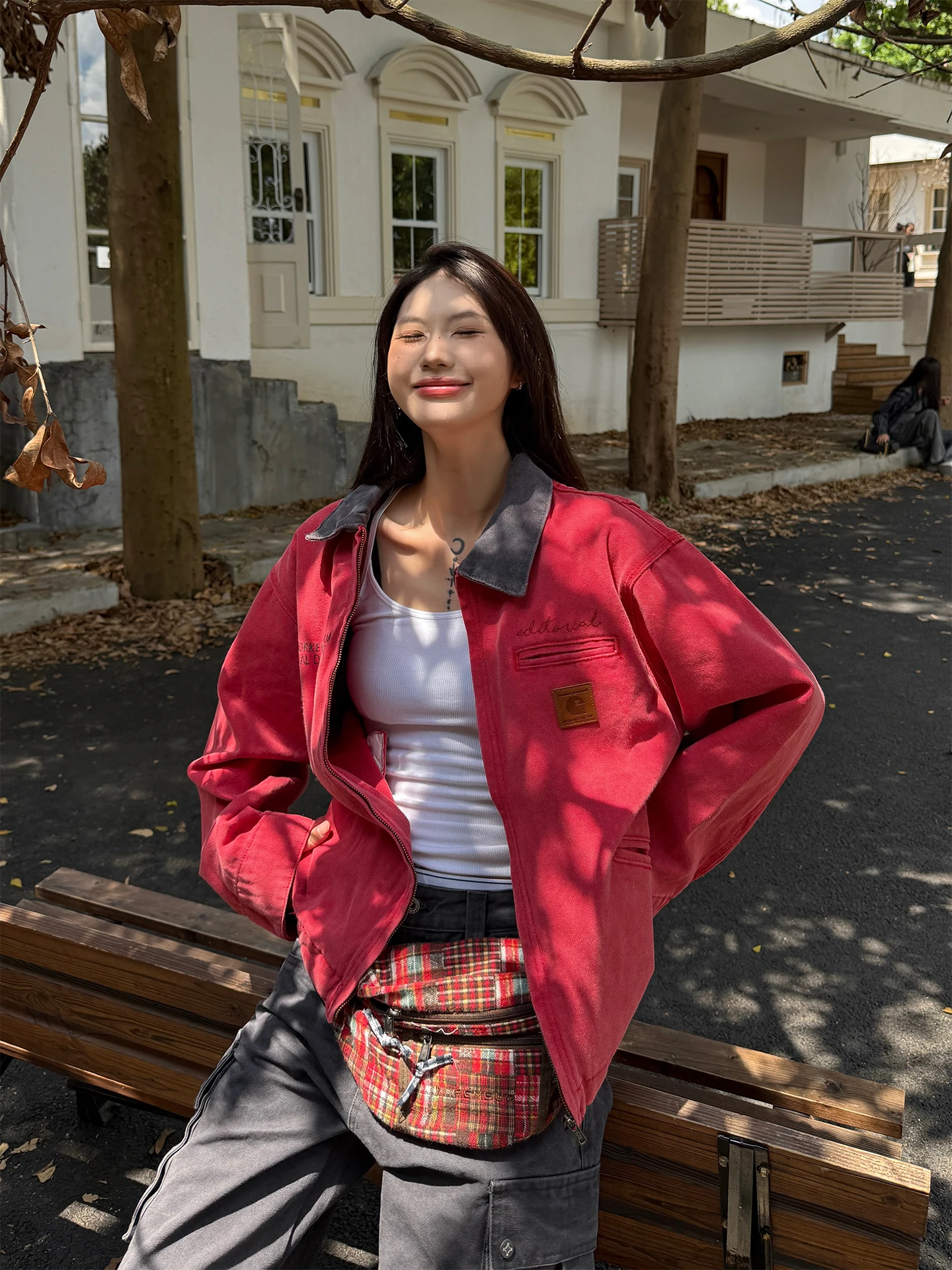 Don Cry American Retro Waed ort Denim Jaet ex Open Cardigan Top Trendy Cotton Workwear Utili Zipper Closure
Don Cry American Retro Waed ort Denim Jaet ex Open Cardigan Top Trendy Cotton Workwear Utili Zipper Closure