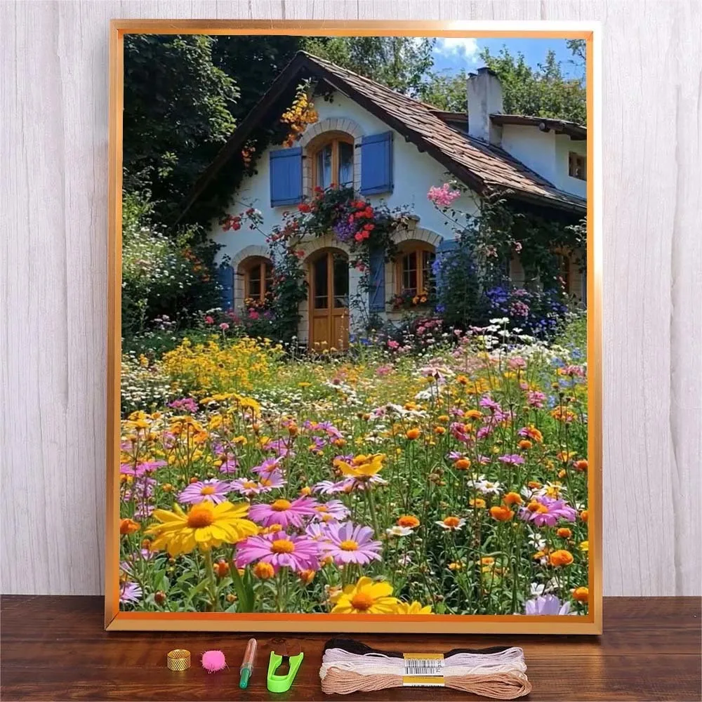 Landscape Pattern Needles Needlework Set With Cotton Threads Craftwork DIY Cross Stitch Embroidery Home Decoration New Arrivals
Landscape Pattern Needles Needlework Set With Cotton Threads Craftwork DIY Cross Stitch Embroidery Home Decoration New Arrivals