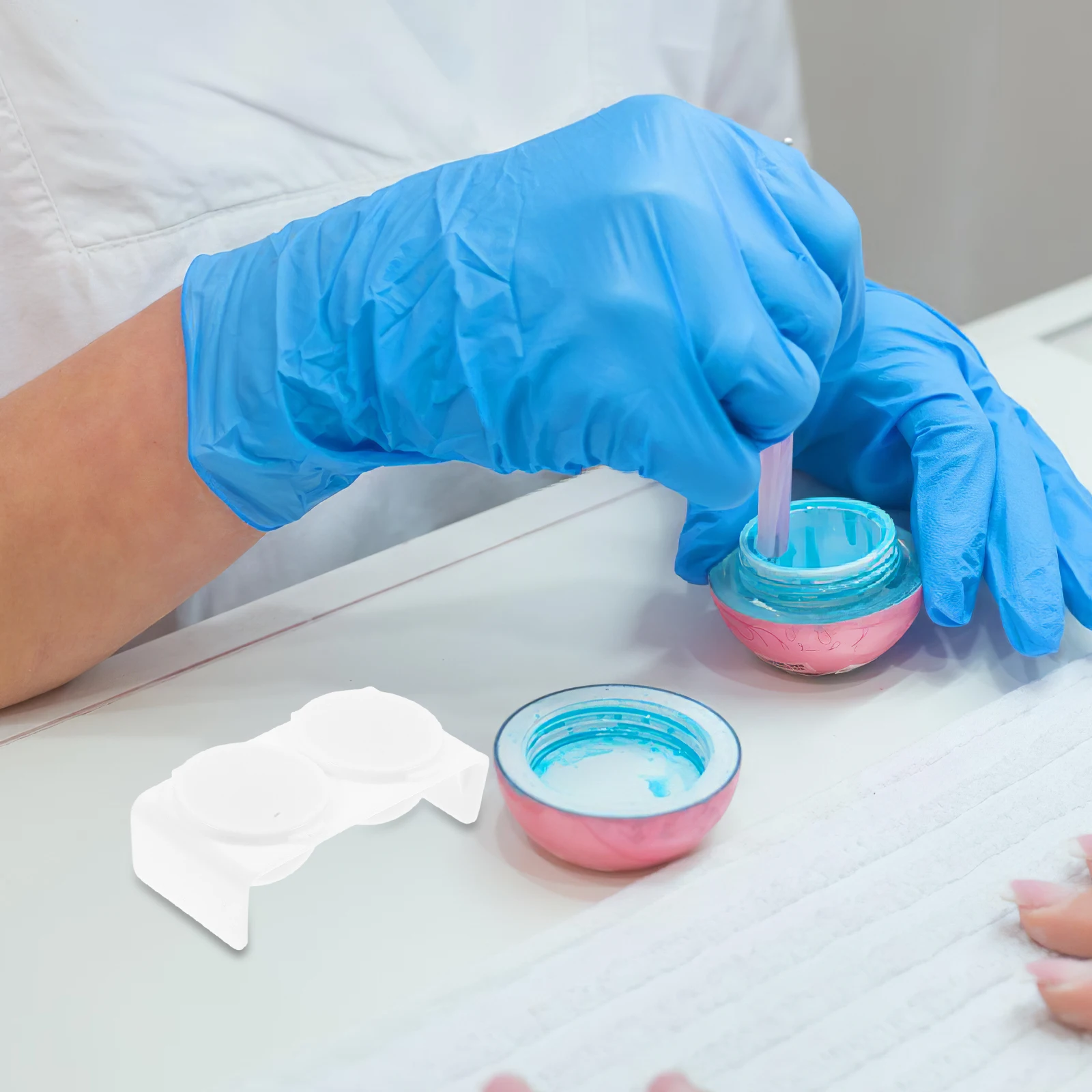 Double Hole Pen Wash Cup Dappen Dishes Nail Brush Liquid Container Soaking Bowl Acrylic Nails Manicure Holder Lid Design
Double Hole Pen Wash Cup Dappen Dishes Nail Brush Liquid Container Soaking Bowl Acrylic Nails Manicure Holder Lid Design