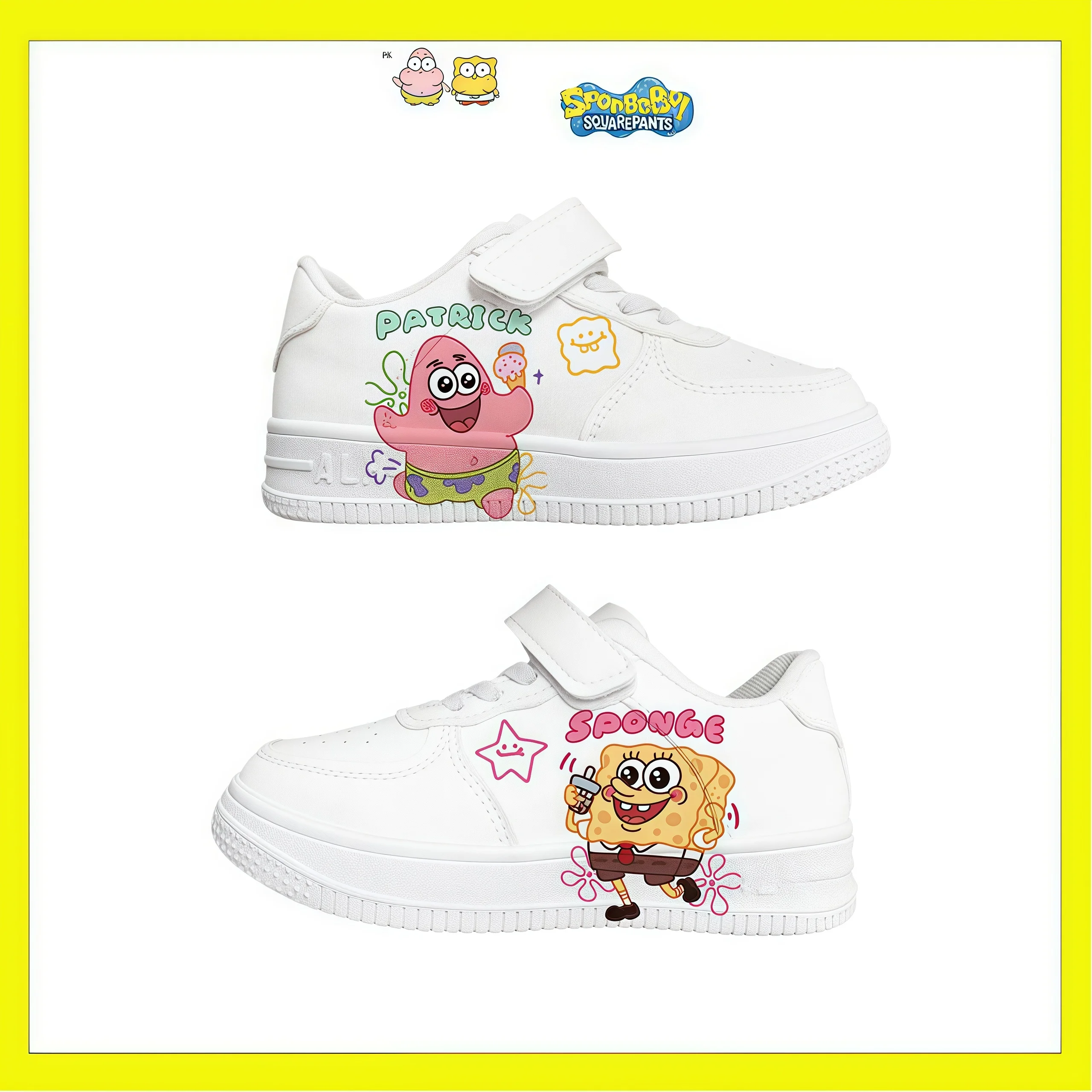 New kids cartoon princess Spongebob Squarepants cute Casual shoes non-slip soft bottom sports shoes for child gift
New kids cartoon princess Spongebob Squarepants cute Casual shoes non-slip soft bottom sports shoes for child gift