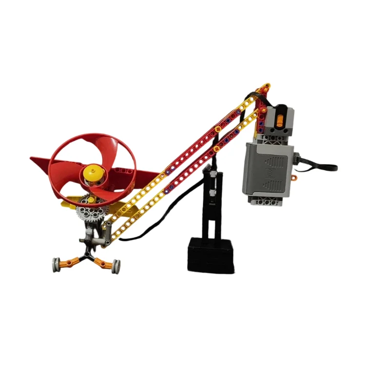 Motorized Spinning Propeller Aircraft MOC Building Blocks Technic Fan Stand Model Assembly Bricks Kit Science Experiment Gift
Motorized Spinning Propeller Aircraft MOC Building Blocks Technic Fan Stand Model Assembly Bricks Kit Science Experiment Gift