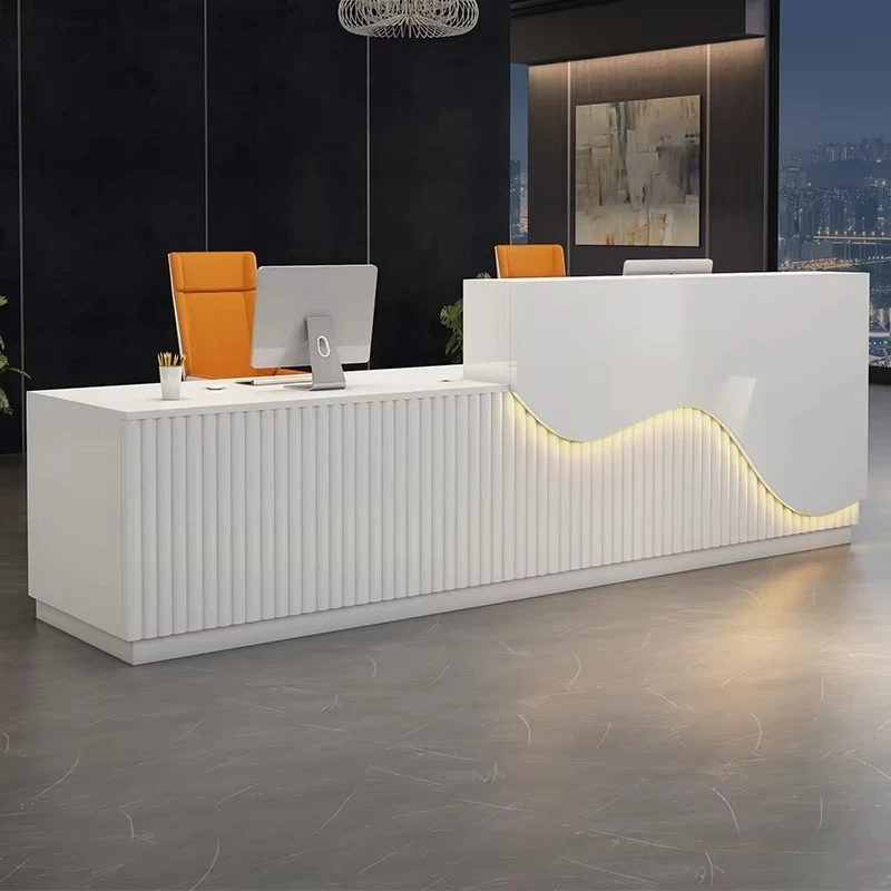 Office front desk, reception, information desk, clothing store checkout page, bar counter
Office front desk, reception, information desk, clothing store checkout page, bar counter