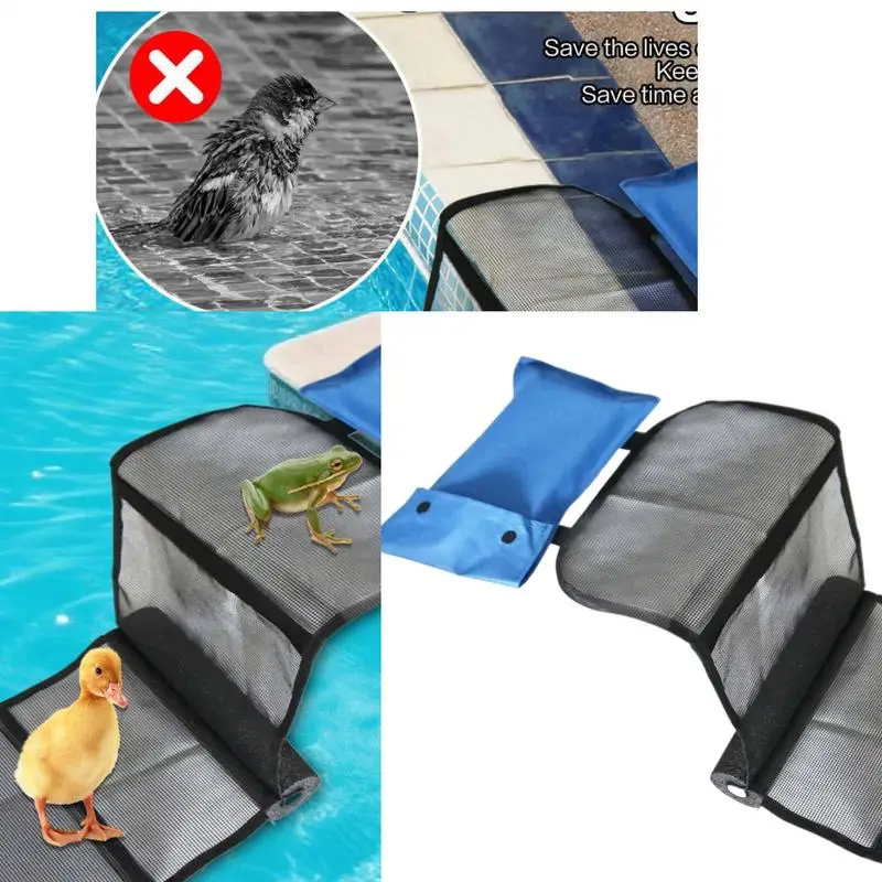 Animal Saving Escape Ramp Floating Save swimming pool animal escape channel animal escape net Lizard frog bird Ladder
Animal Saving Escape Ramp Floating Save swimming pool animal escape channel animal escape net Lizard frog bird Ladder