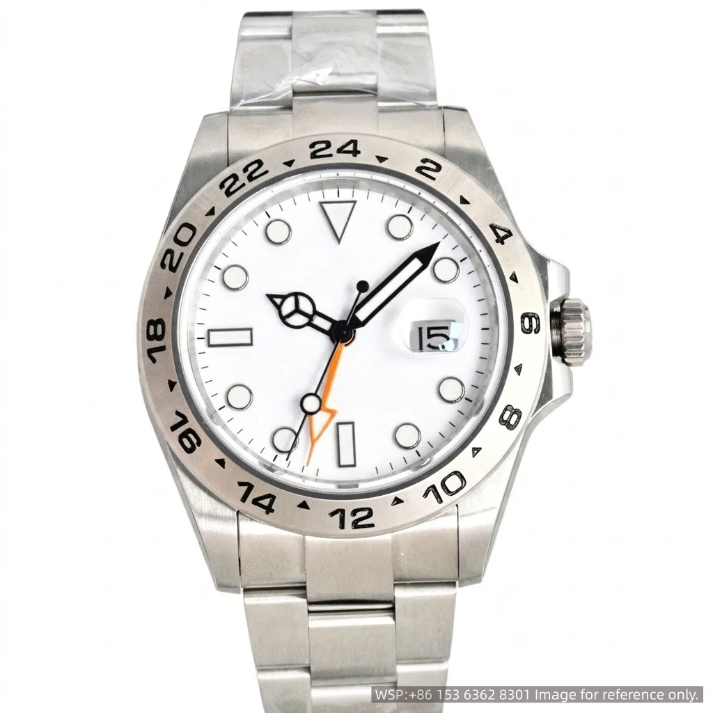 Custom 42mm Watch Men Automatic Movement Steel Case Mechanical Watches
Custom 42mm Watch Men Automatic Movement Steel Case Mechanical Watches