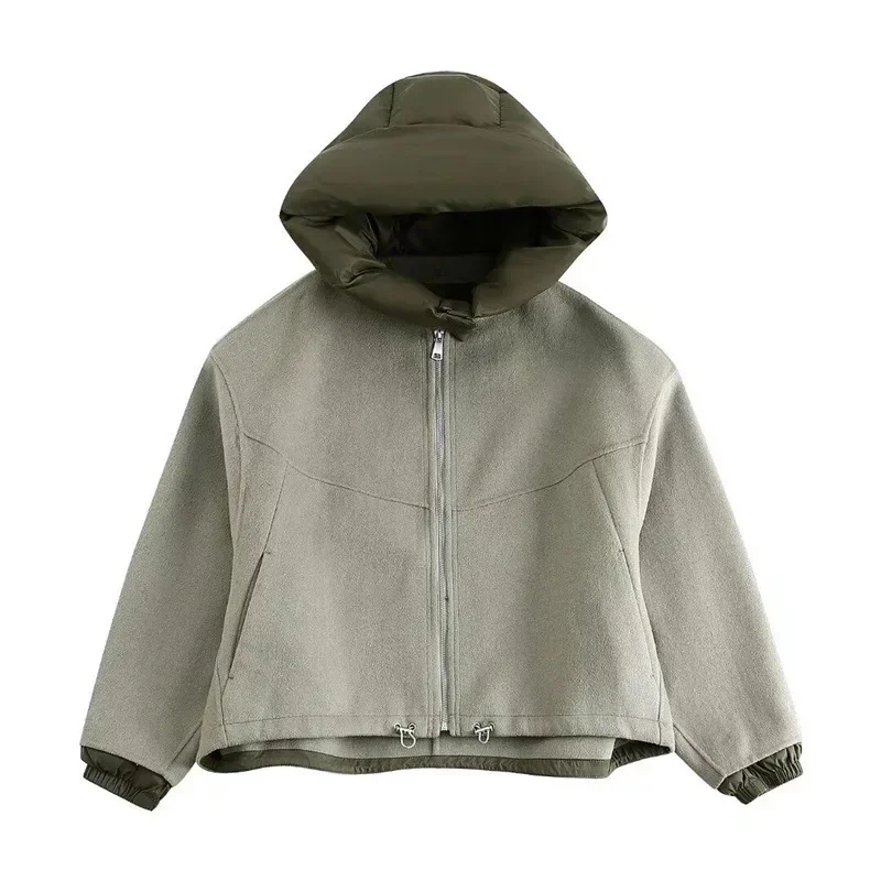 Winter Double-Sided Moto Style Jacket Hooded Long Sleeve Splicing Simple Match Women's Coat Casual Fashion Outerwear
Winter Double-Sided Moto Style Jacket Hooded Long Sleeve Splicing Simple Match Women's Coat Casual Fashion Outerwear