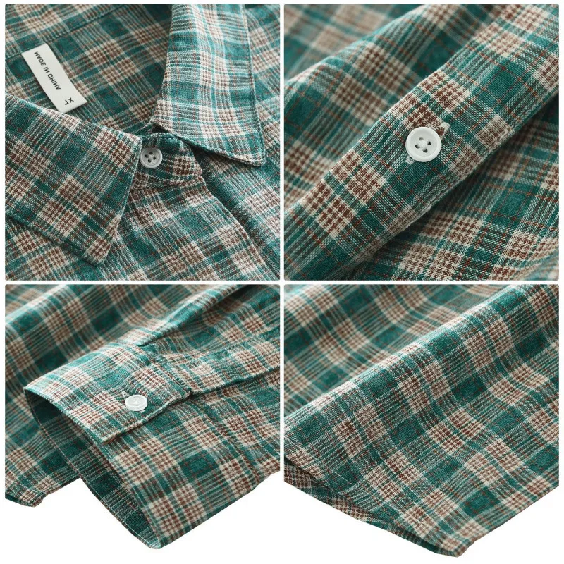 Японская мужская клетчатая рубашка, весна-лето, новые мужские рубашки с длинным рукавом, повседневные повседневные рубашки из чистого хлопка, куртка, удобная мужская одежда
Японская мужская клетчатая рубашка, весна-лето, новые мужские рубашки с длинным рукавом, повседневные повседневные рубашки из чистого хлопка, куртка, удобная мужская одежда