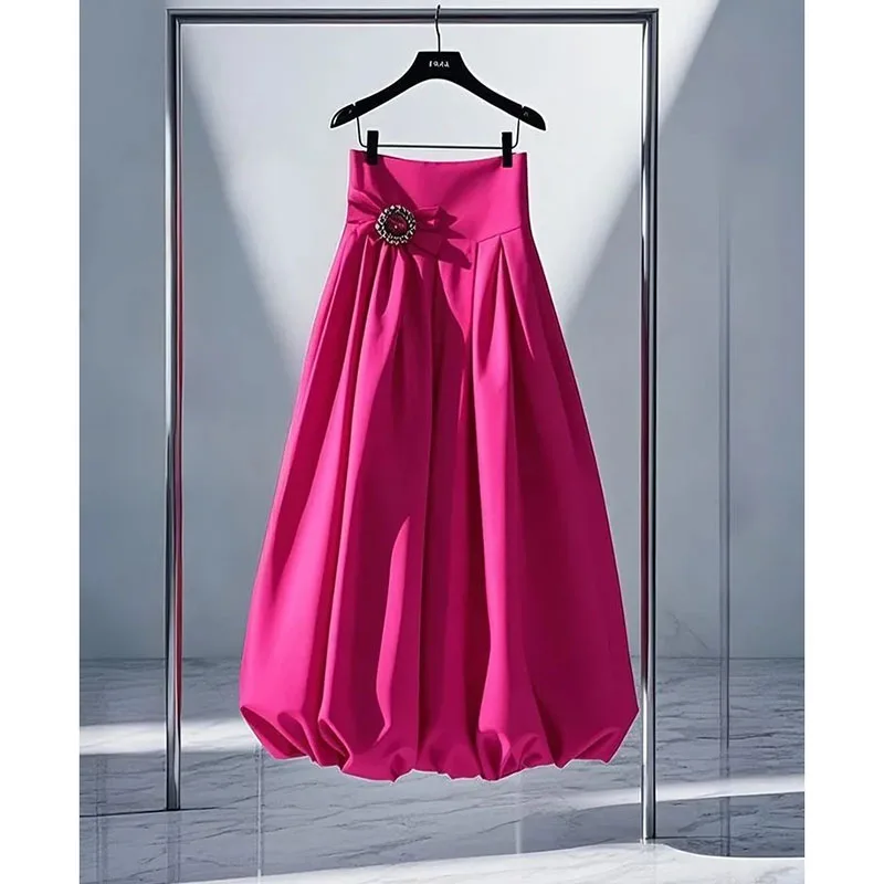 Ladies New Joker Skirt Dopamine Advanced Sense Rose Red Bud A Word Comfortable And Fashionable Temperament Simple Joker Skirt
Ladies New Joker Skirt Dopamine Advanced Sense Rose Red Bud A Word Comfortable And Fashionable Temperament Simple Joker Skirt