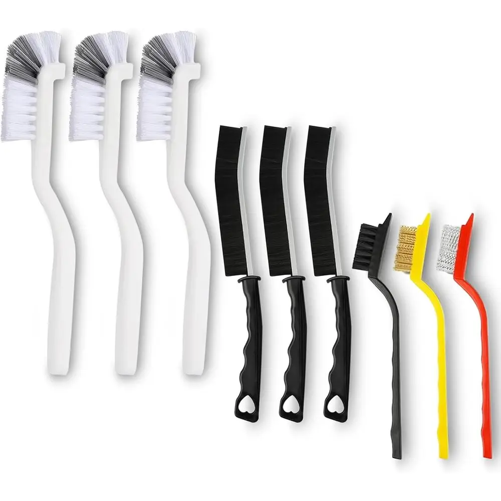 Набор из 9 щеток для чистки труднодоступных мест, набор щеток с жесткой щетиной для детальной очистки или глубокой очистки кухни, ванной комнаты, швов, раковин, бутылок, блендеров
Набор из 9 щеток для чистки труднодоступных мест, набор щеток с жесткой щетиной для детальной очистки или глубокой очистки кухни, ванной комнаты, швов, раковин, бутылок, блендеров