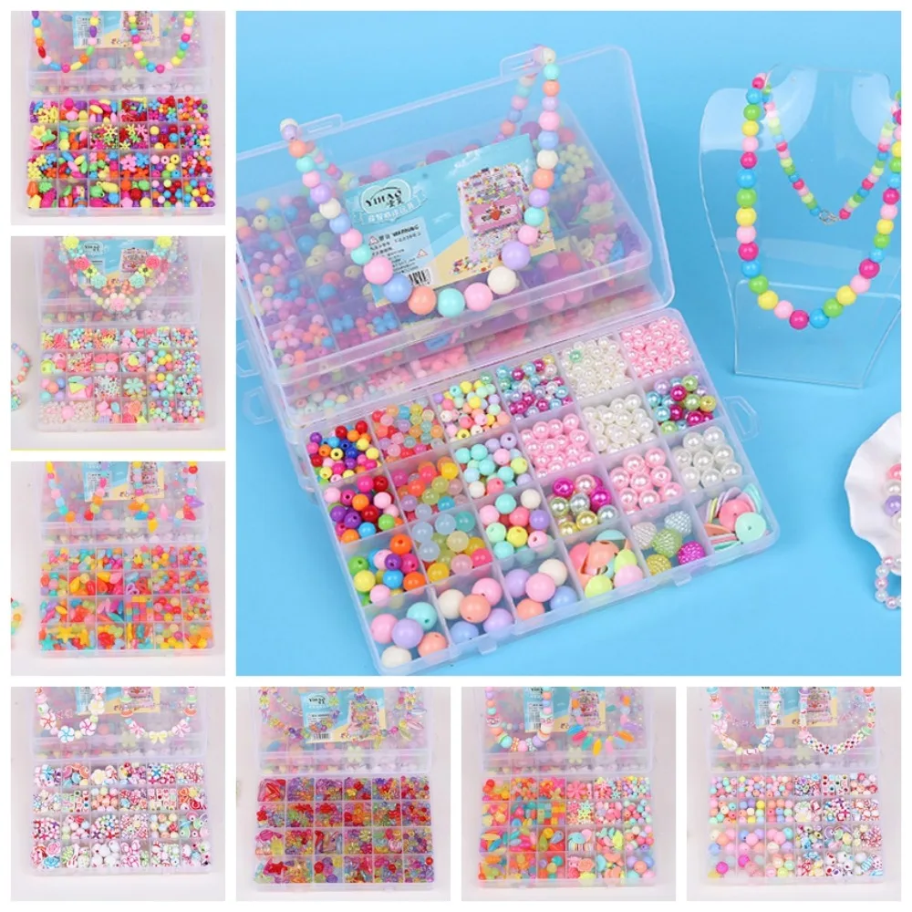 Handmade Diy Children's Beaded DIY Beaded DIY Making Beads Kit Storage Box Production Material Kit for Make Bracelets Beads
Handmade Diy Children's Beaded DIY Beaded DIY Making Beads Kit Storage Box Production Material Kit for Make Bracelets Beads