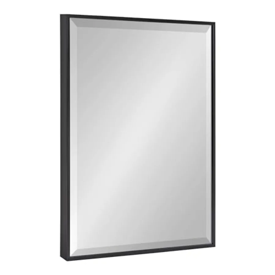 Rhodes Modern Decorative Rectangle Wall Mirror, 18.75" x 24.75", Black, Contemporary Wall Decor
Rhodes Modern Decorative Rectangle Wall Mirror, 18.75" x 24.75", Black, Contemporary Wall Decor