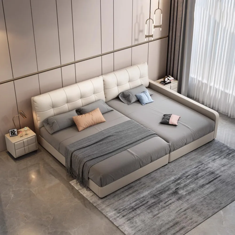 Luxury Aesthetic Beds Waterproof Modern Japanese Minimalist Bed Double Headboard Cama De Lujo Para Dormitorio Home Furniture
Luxury Aesthetic Beds Waterproof Modern Japanese Minimalist Bed Double Headboard Cama De Lujo Para Dormitorio Home Furniture