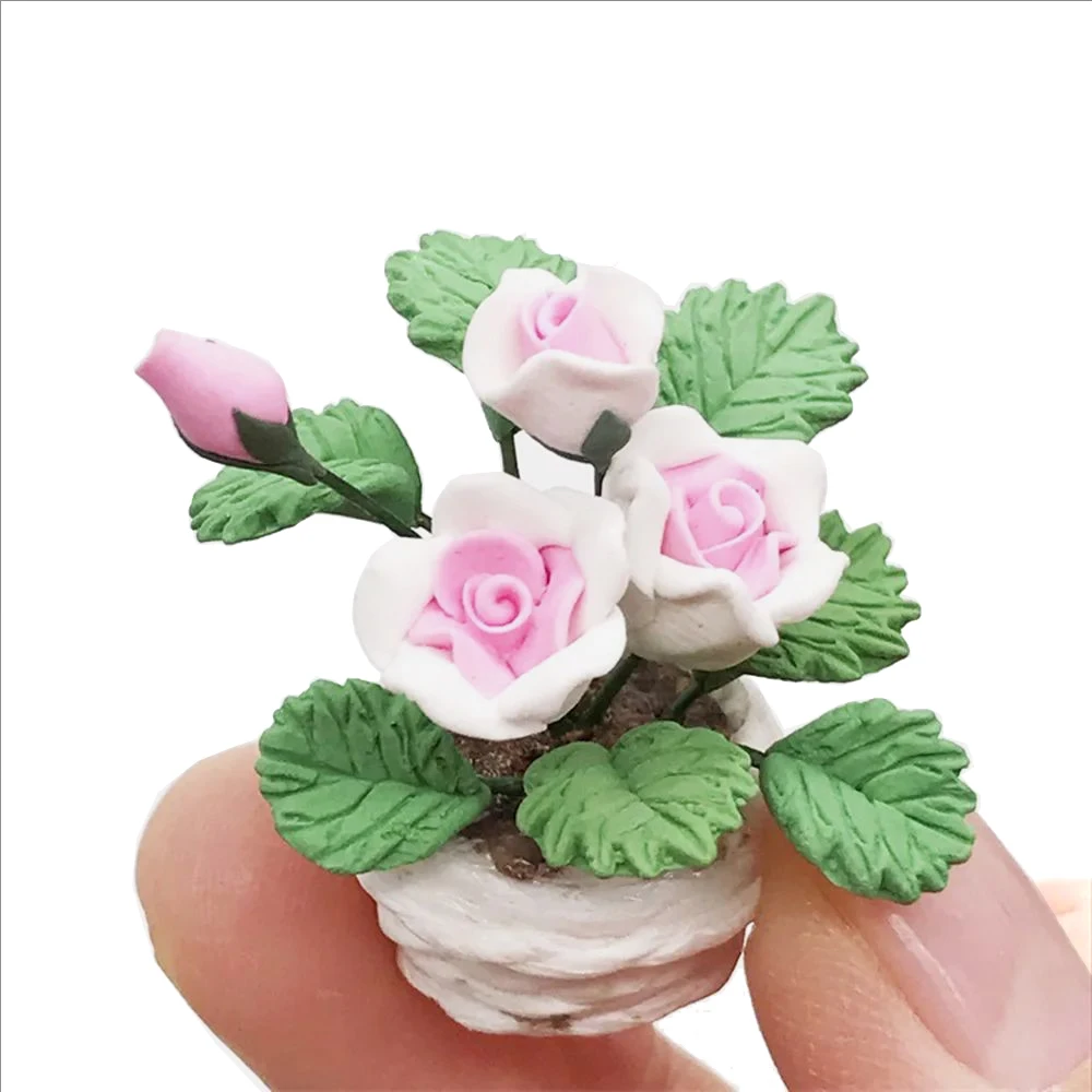 1/12 кукольный домик, миниатюрное растение в горшке, розовая роза, мини-цветочная модель, игрушки для кукольного дома, аксессуары, украшение ob11 bjd 
1/12 кукольный домик, миниатюрное растение в горшке, розовая роза, мини-цветочная модель, игрушки для кукольного дома, аксессуары, украшение ob11 bjd