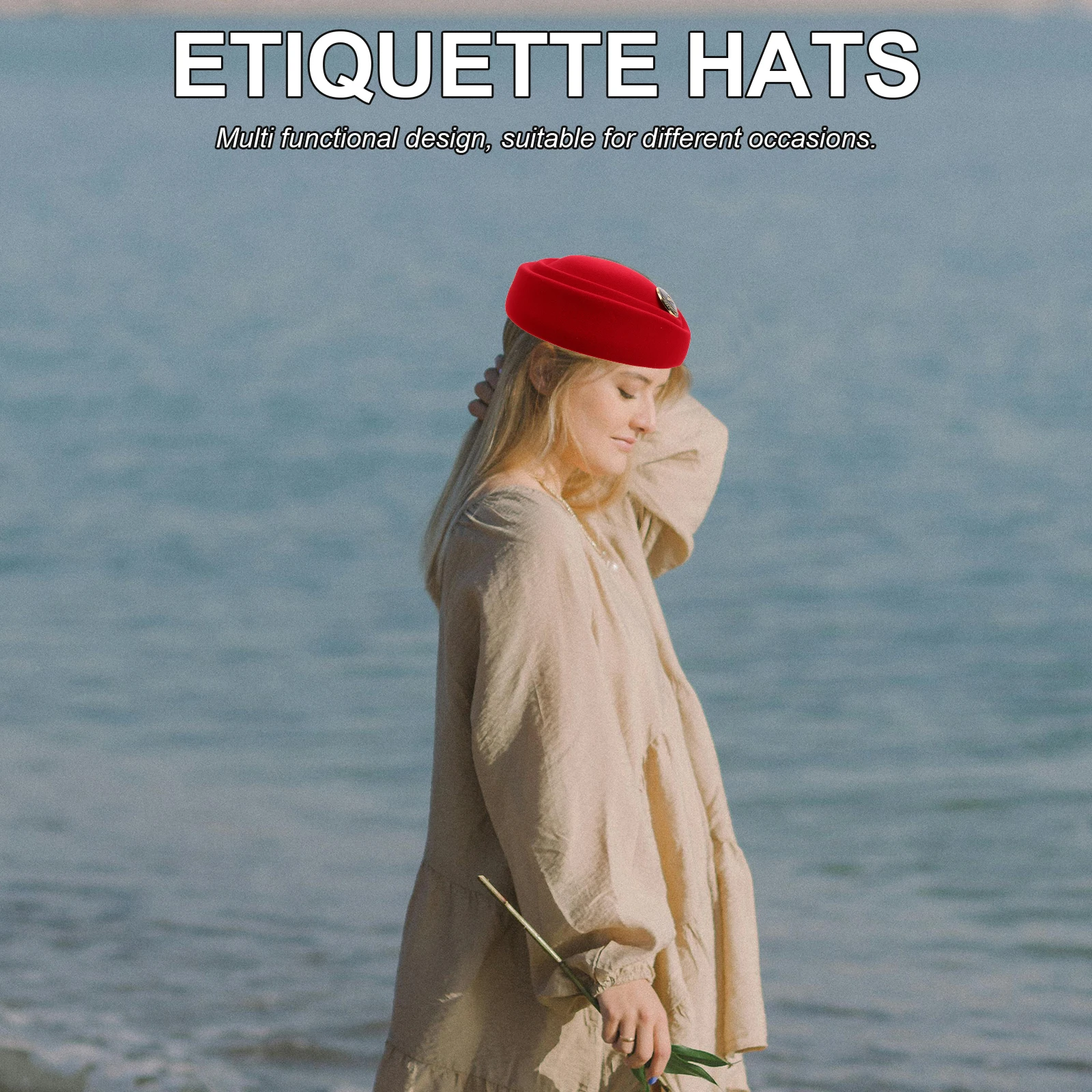 Elegant Stewardess Hat Airline Attendant Cosplay Beret Flight Uniform Cap Lightweight Comfortable Fashionable Costume Party
Elegant Stewardess Hat Airline Attendant Cosplay Beret Flight Uniform Cap Lightweight Comfortable Fashionable Costume Party