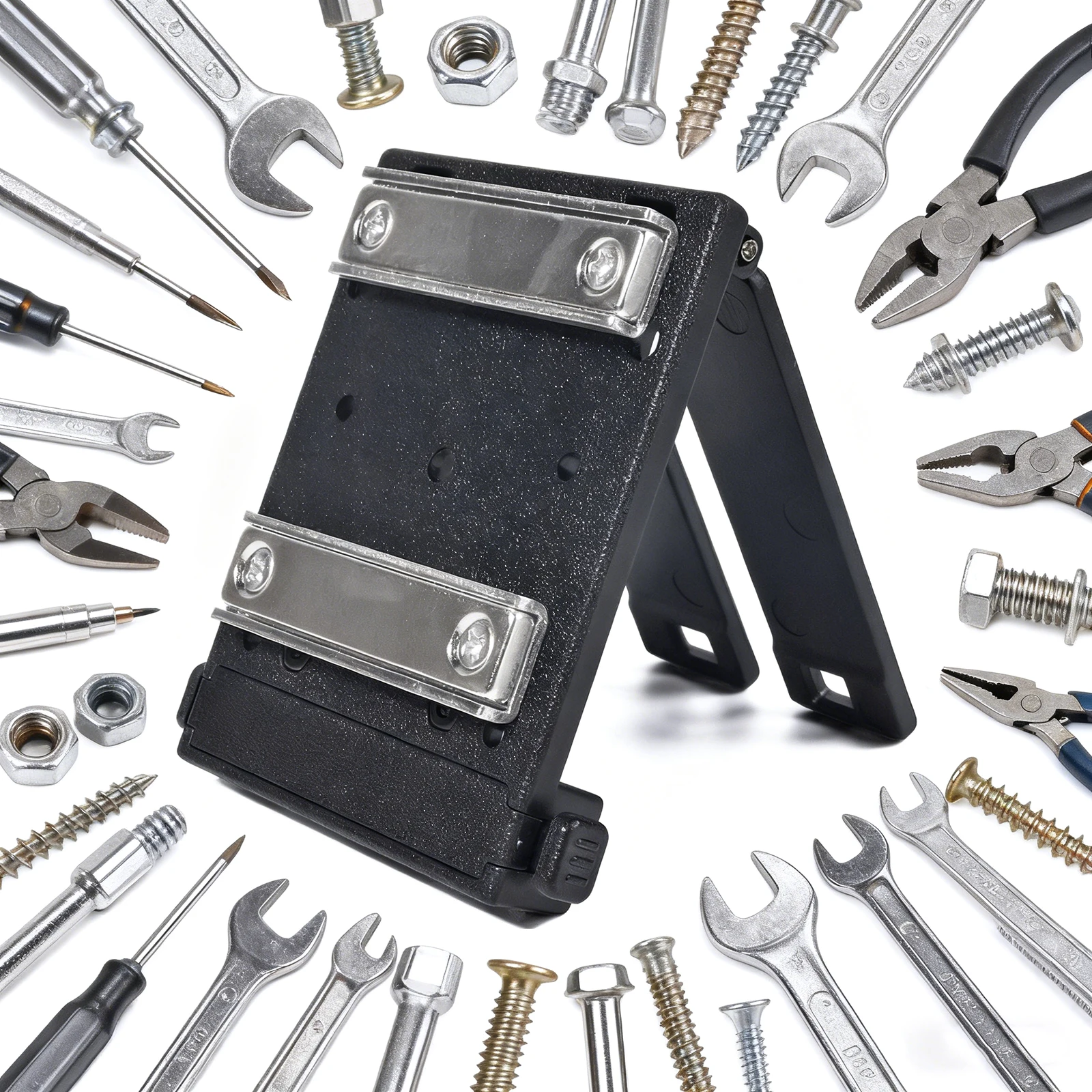 Quick-Release Magnetic Tool Holder Strong Magnetic Belt Clip for Hammer,Wrench,Screws,Nails,or Any Mental Tools and Hardware
Quick-Release Magnetic Tool Holder Strong Magnetic Belt Clip for Hammer,Wrench,Screws,Nails,or Any Mental Tools and Hardware