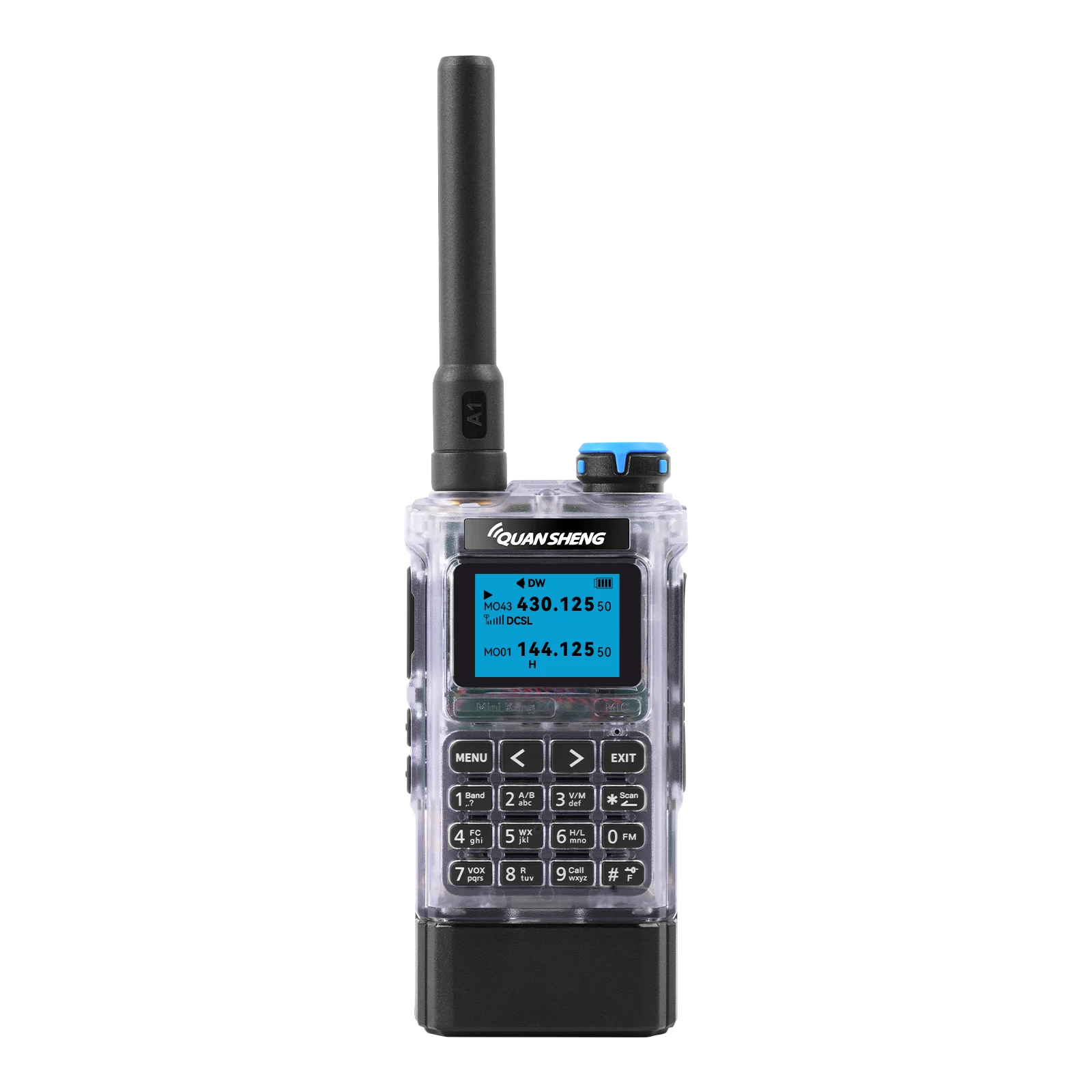 Quansheng UV-K1 Walkie Talkie Ice Transparent Color VHF/UHF Multi-Band Type-C Program Ham Two Way Radio Amateur Radio
Quansheng UV-K1 Walkie Talkie Ice Transparent Color VHF/UHF Multi-Band Type-C Program Ham Two Way Radio Amateur Radio