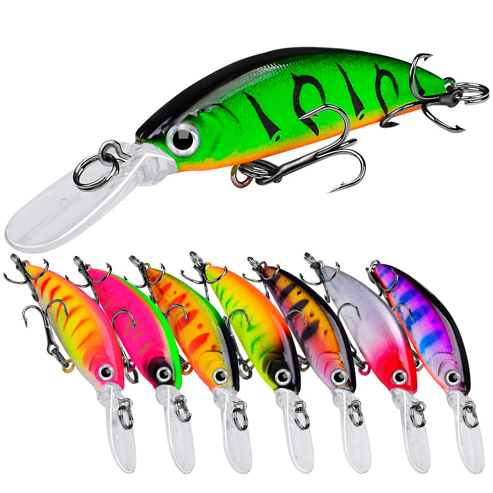 PROBEROS 1pcs Fishing Lure 5.5cm 7g Sinking Hard Plastic Minnow Lures 9 Color Crankbait Fishing Baits 8# Treble hook DW495
PROBEROS 1pcs Fishing Lure 5.5cm 7g Sinking Hard Plastic Minnow Lures 9 Color Crankbait Fishing Baits 8# Treble hook DW495