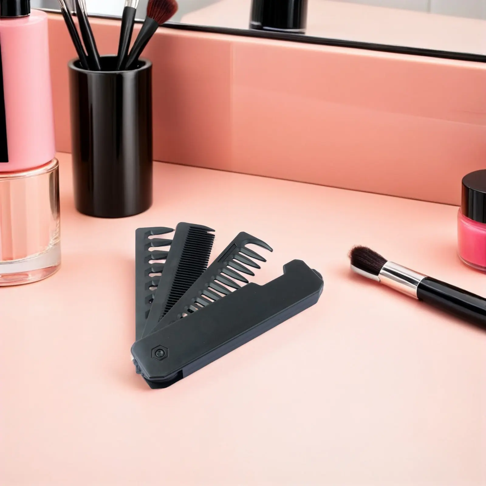 2Pcs Folding Hair Comb for Men Portable Pocket-Sized 3-in-1 Texture Styling Beard Comb for Oil Hair Travel Grooming Compact
2Pcs Folding Hair Comb for Men Portable Pocket-Sized 3-in-1 Texture Styling Beard Comb for Oil Hair Travel Grooming Compact