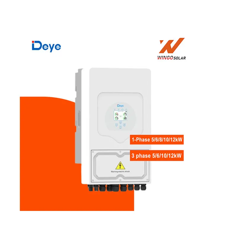 Deye Single Phase 3kW 3.6kW 5kW 6kW 8kW 10kW 12kW 14kW 16kW 48V Hybrid Inverter Solar Inverter With Wifi DDP to UA
Deye Single Phase 3kW 3.6kW 5kW 6kW 8kW 10kW 12kW 14kW 16kW 48V Hybrid Inverter Solar Inverter With Wifi DDP to UA