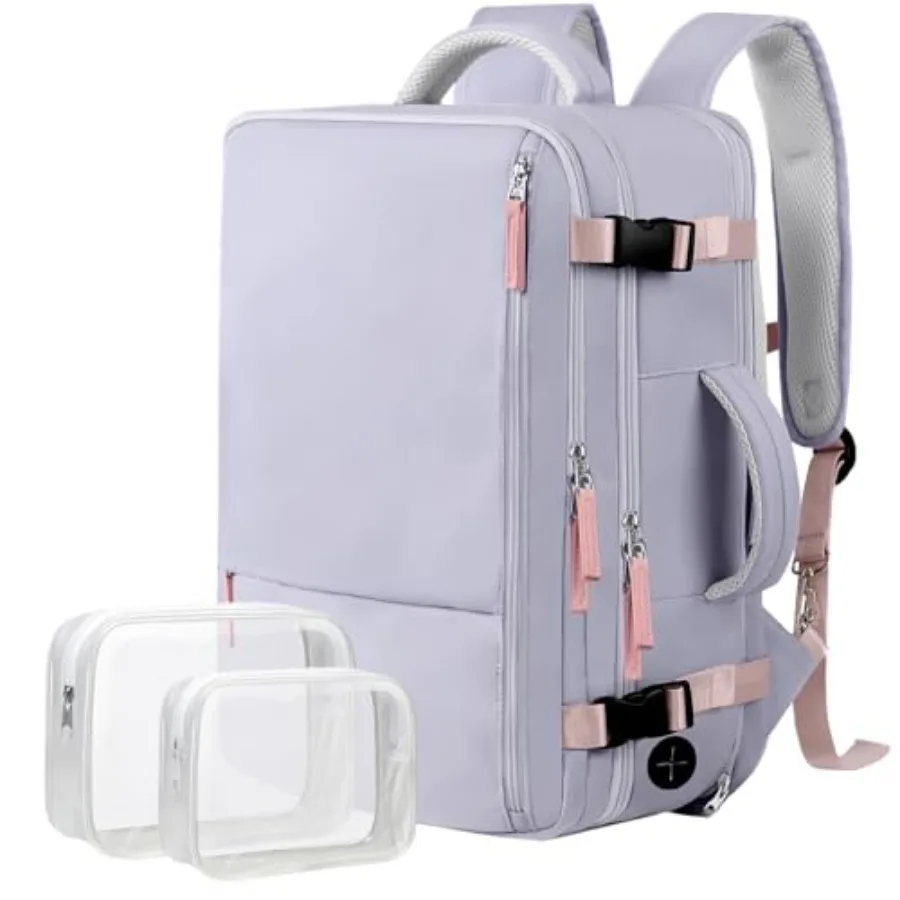 Travel Backpack for Women as Person Item Flight Approved, Waterproof 40L Carry On Backpack, 17 Inch Laptop Backpack for Busines
Travel Backpack for Women as Person Item Flight Approved, Waterproof 40L Carry On Backpack, 17 Inch Laptop Backpack for Busines