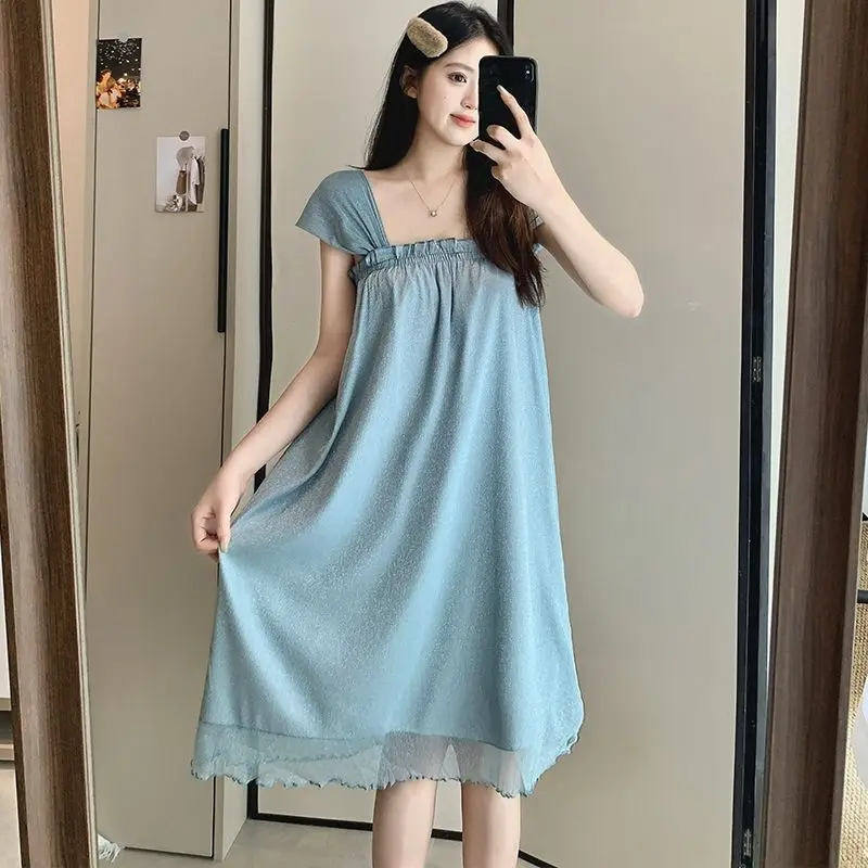 2026 Hot Summer Princess Sexy Lace Spaghetti Strap Mesh Nightgowns for Women Korean Sleepwear Night Dress Nightdress Home Nighty
2026 Hot Summer Princess Sexy Lace Spaghetti Strap Mesh Nightgowns for Women Korean Sleepwear Night Dress Nightdress Home Nighty