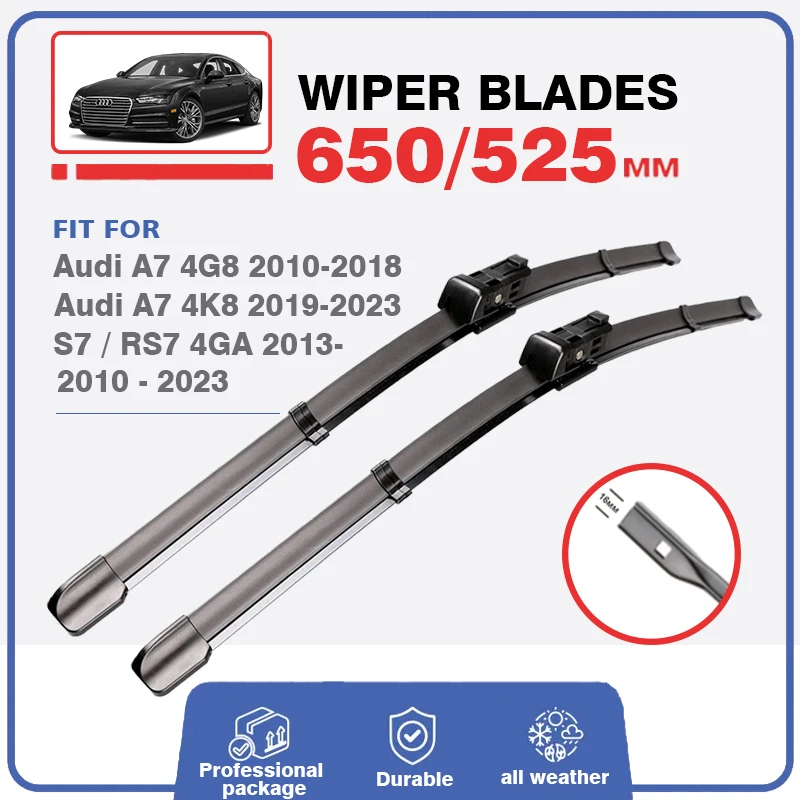 Car Front Wiper Blades Set for Audi A7 2010 - 2023 RS7 S7 4G8 4K8 4GA 4KA Sportback SLine Windshield Windscreen Window 2017 2016
Car Front Wiper Blades Set for Audi A7 2010 - 2023 RS7 S7 4G8 4K8 4GA 4KA Sportback SLine Windshield Windscreen Window 2017 2016