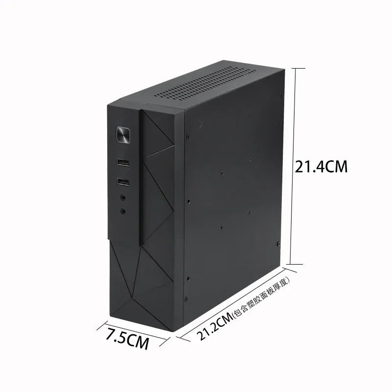 The MX01 Mini Rear-mounted HTPC Desktop ITX Chassis Supports A 17*19 Motherboard Adapter Power Board
The MX01 Mini Rear-mounted HTPC Desktop ITX Chassis Supports A 17*19 Motherboard Adapter Power Board
