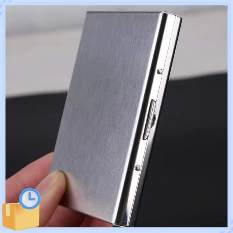 Popular Slim Metal Credit ID Card Business Card Holder -Anti-Magnetic Aluminum Wallet,Stainless Steel Card Holder,ID Card Clip
Popular Slim Metal Credit ID Card Business Card Holder -Anti-Magnetic Aluminum Wallet,Stainless Steel Card Holder,ID Card Clip