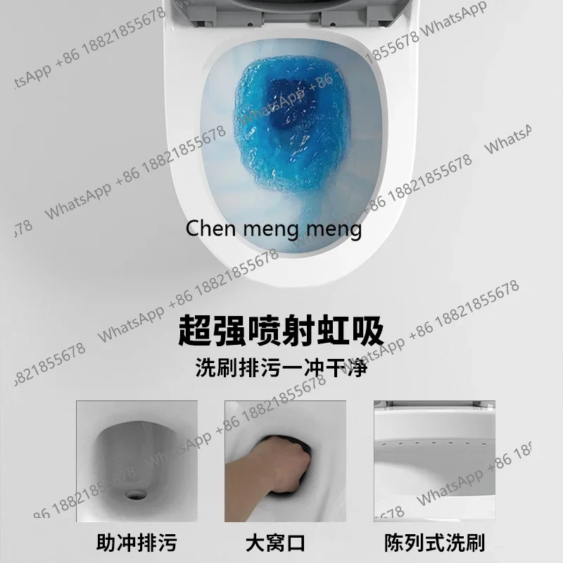 Household toilet is all against the wall, small apartment special toilet siphon, large suction, splash-proof and deodorant
Household toilet is all against the wall, small apartment special toilet siphon, large suction, splash-proof and deodorant