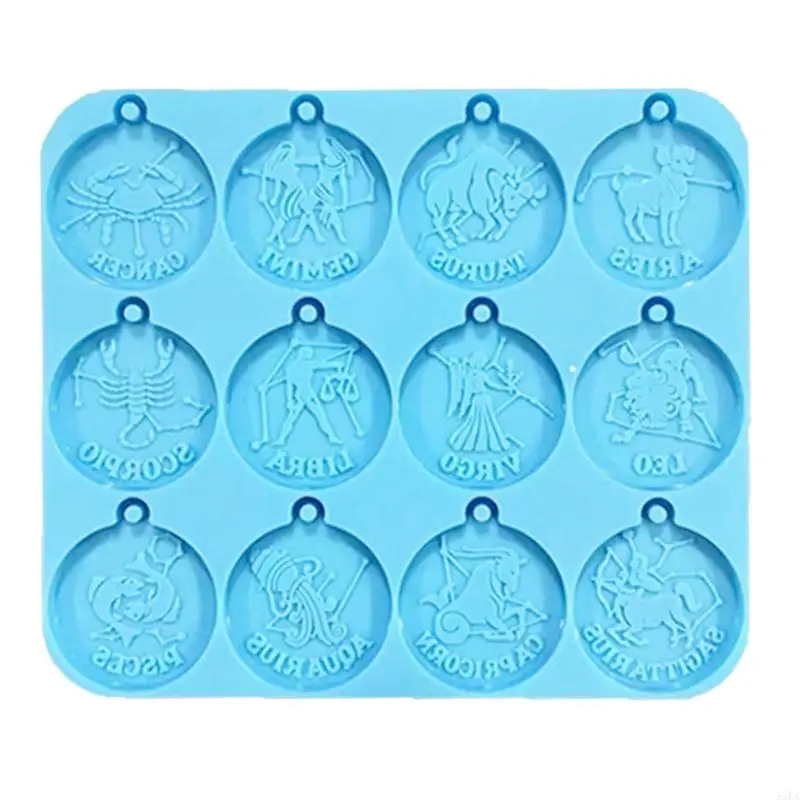 Twelve Constellations Earrings Mold Keychain Mold Resin Casting Pendant Mold 55KA
Twelve Constellations Earrings Mold Keychain Mold Resin Casting Pendant Mold 55KA