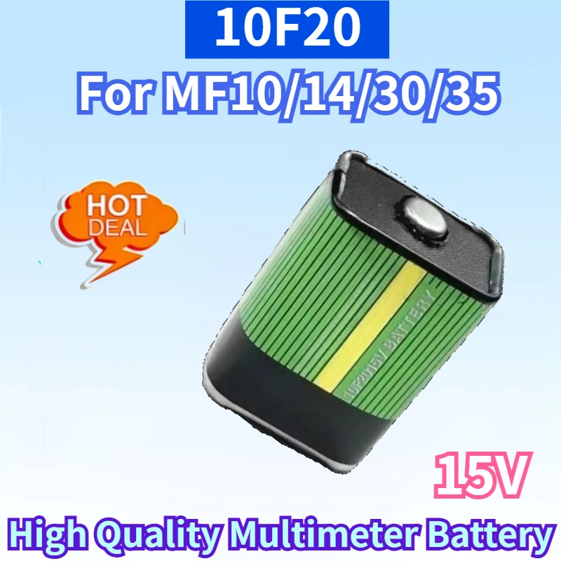 New 10F20 15V 4F22 6V 6F22 9V Battery for MF10/14/30/35 Multimeter Moisture Meter Instrument High Quality Replacement Battery
New 10F20 15V 4F22 6V 6F22 9V Battery for MF10/14/30/35 Multimeter Moisture Meter Instrument High Quality Replacement Battery