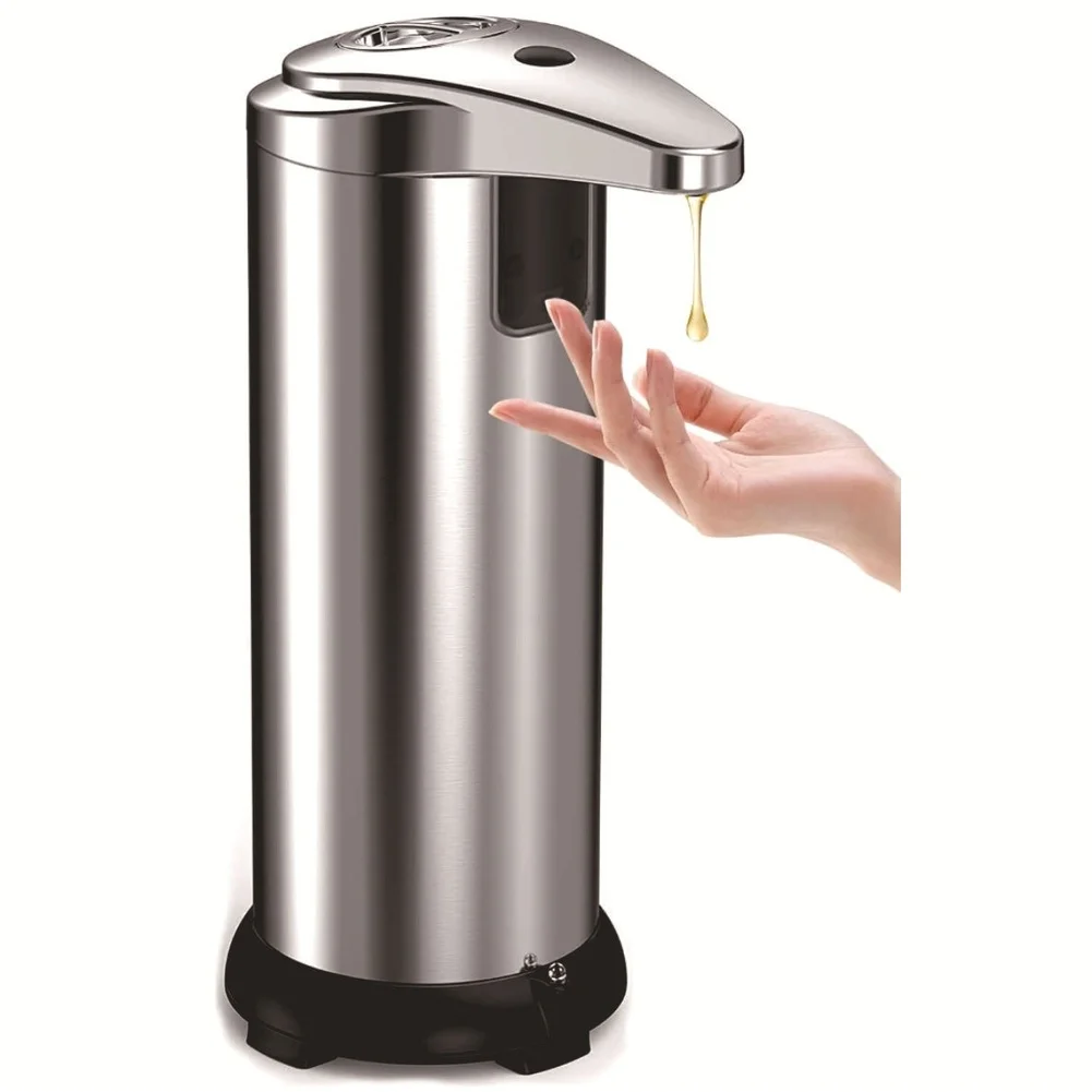 20.5 x 10 x 9 cm Stainless Steel Sensor Soap Dispenser Battery Powered Touchless Operation for Multiple Liquids
20.5 x 10 x 9 cm Stainless Steel Sensor Soap Dispenser Battery Powered Touchless Operation for Multiple Liquids