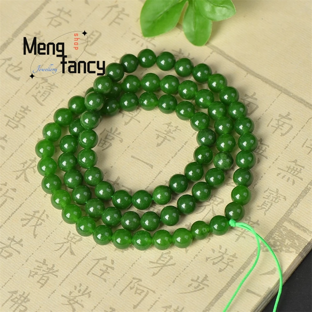 Popular Boutique Natural Gold Silk Jade Round Bead Bracelet Necklace High-grade Exquisite Sexy Young Girls Couple Luxury Jewelry
Popular Boutique Natural Gold Silk Jade Round Bead Bracelet Necklace High-grade Exquisite Sexy Young Girls Couple Luxury Jewelry