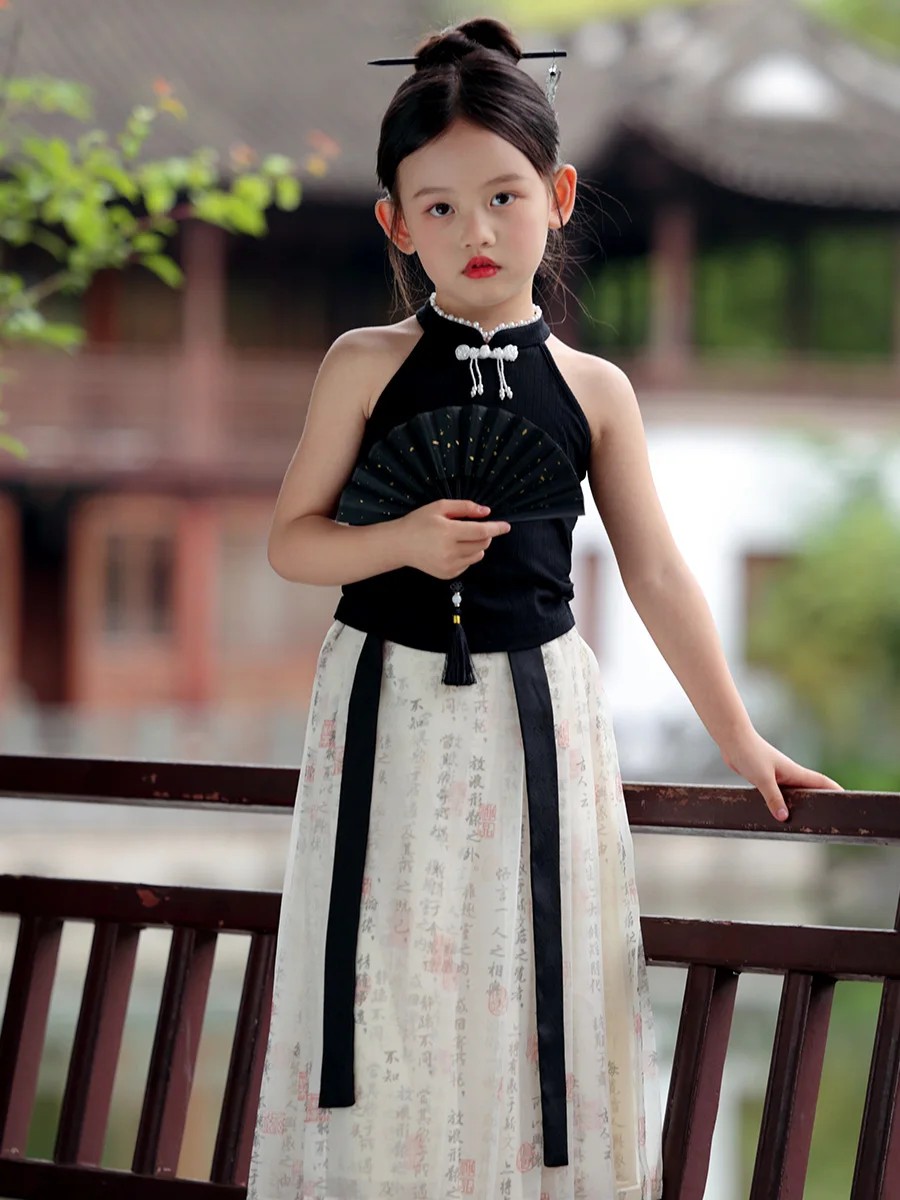 Hanfu Girls' Summer Clothes Baby Girls' Ancient Style Horse-Face Skirt Skirt Suit Children's Super Fairy Chinese Style Tang Suit
Hanfu Girls' Summer Clothes Baby Girls' Ancient Style Horse-Face Skirt Skirt Suit Children's Super Fairy Chinese Style Tang Suit